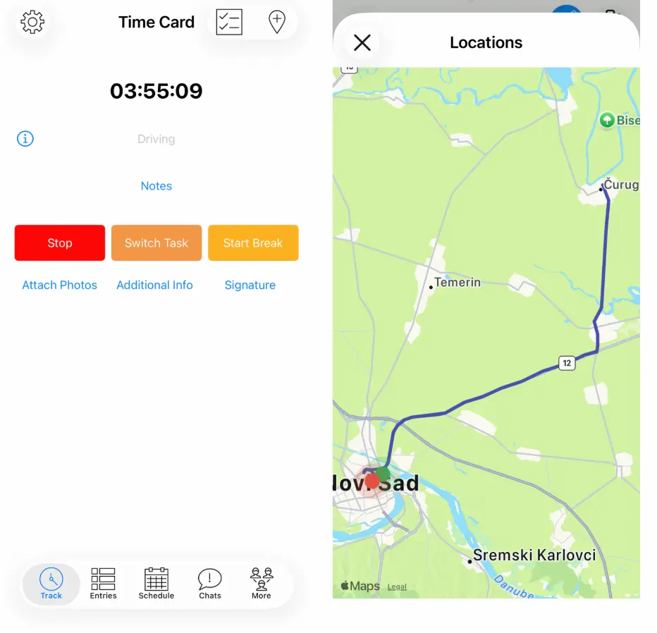 timeero vs driversnote