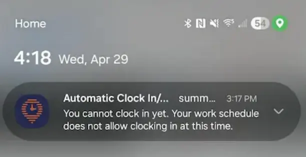 timeero auto clock in and out