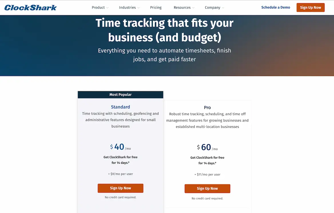 clockshark pricing