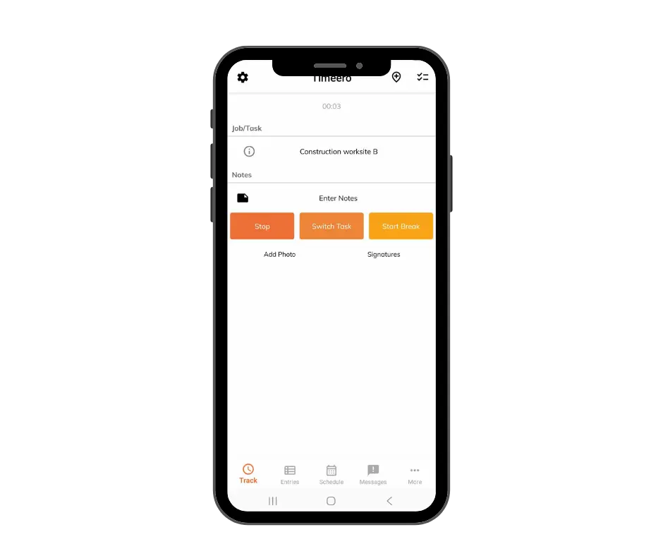 timeero gps time clock