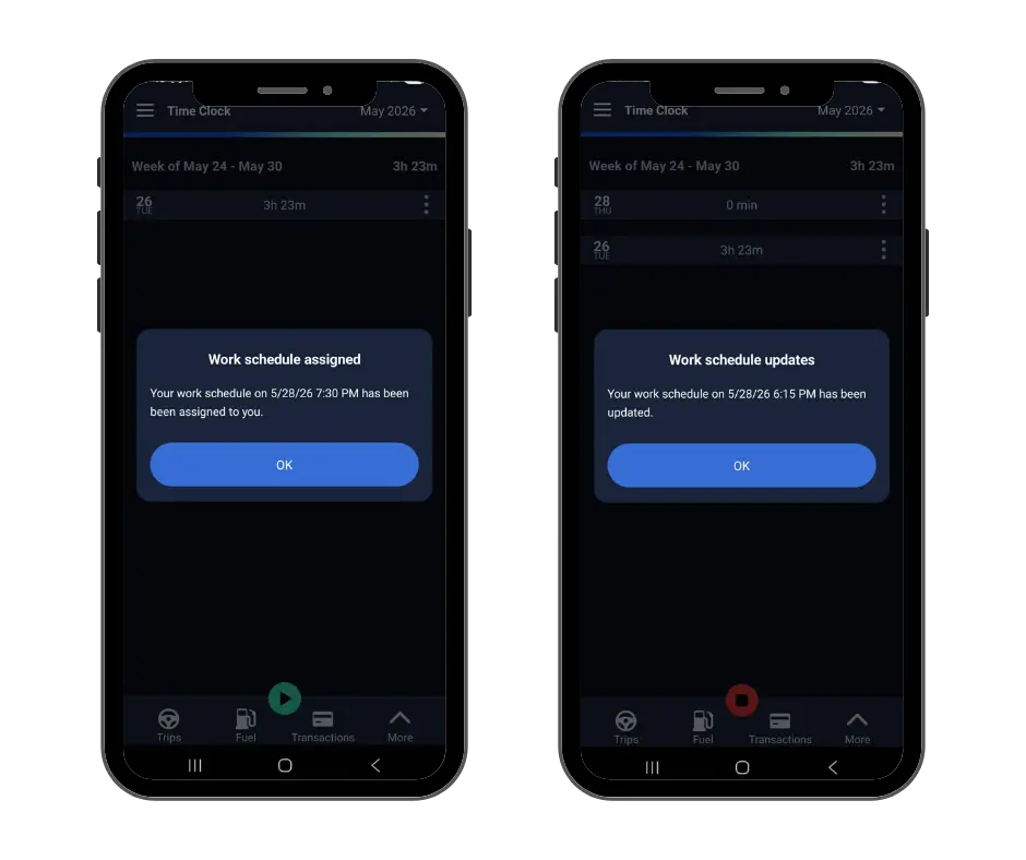triplog review in-app notifications