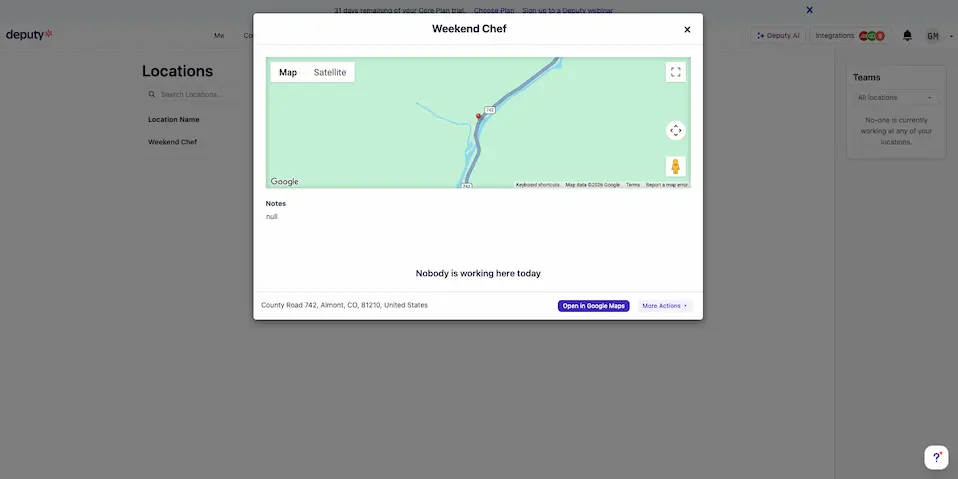 deputy locations