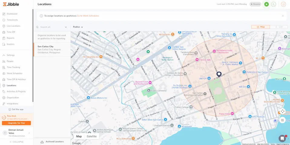 jibble location