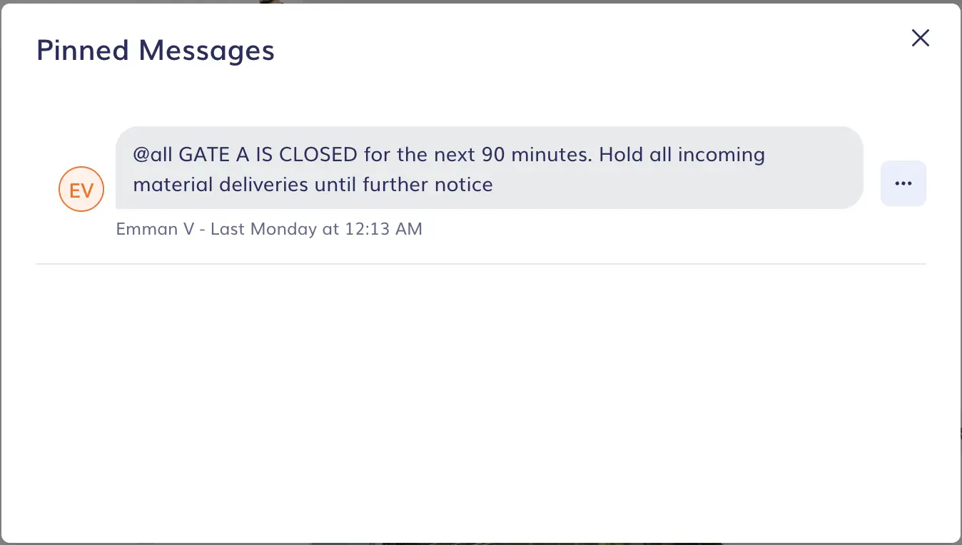 timeero team message