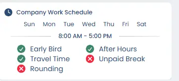 constructionclock schedule