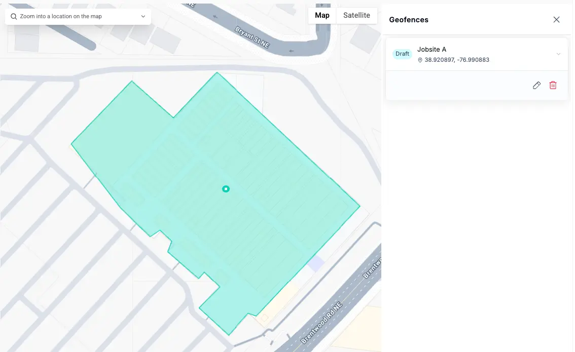 workyard review: geofence setup