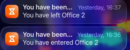 jibble geofencing push notifications