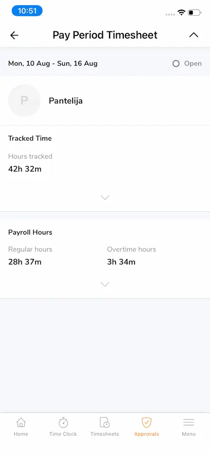 jibble pay period timesheet