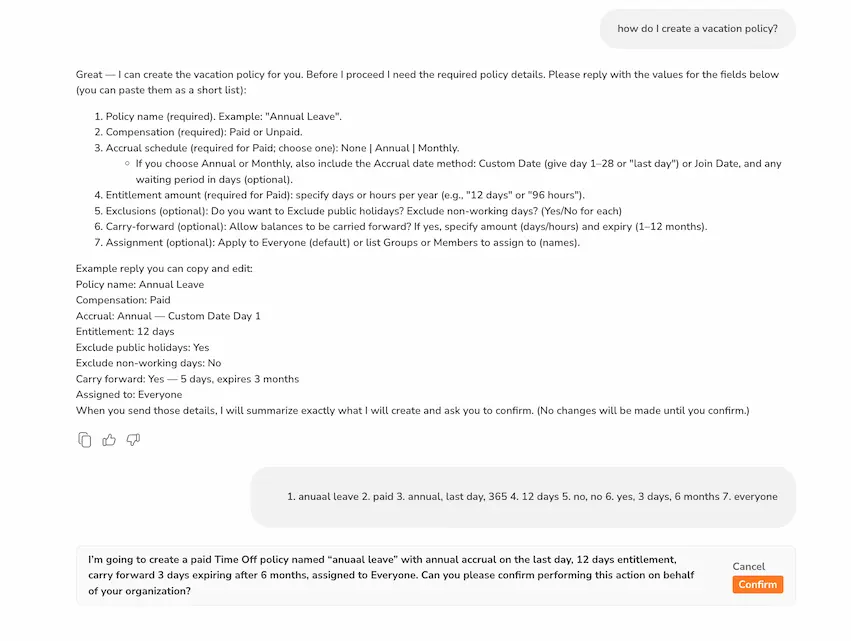 jibble AI assistant