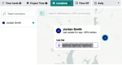 workyard’s live map
