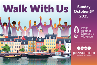 34th Annual Walk Against Domestic Violence: Walk a scenic 3-mile route beginning at Waterfront Park behind Sea Level Restaurant, NBPT - Registration, kids' activities, food vendors, music, and more kicks off at 9am.