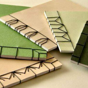 Japanese Bookbinding: Karen Dardinski leads this bookmaking workshop using the traditional Japanese “stab binding” technique. Registration Required - (Nock Middle School)