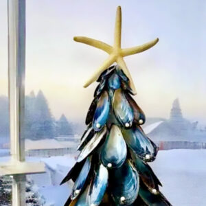 Mussel Shell Holiday Tree Workshop WAITLIST: All materials will be provided—just bring your imagination. (Nock Middle School)