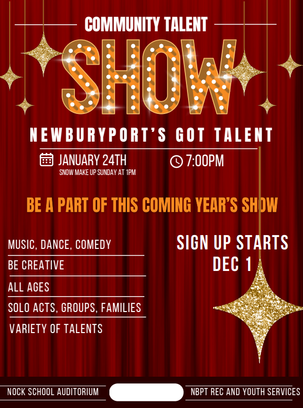 Community Talent Show: Everyone's welcome to sign up and display their talents!