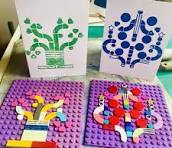 Lego Printing -- Make striking contemporary style prints with a familiar medium!