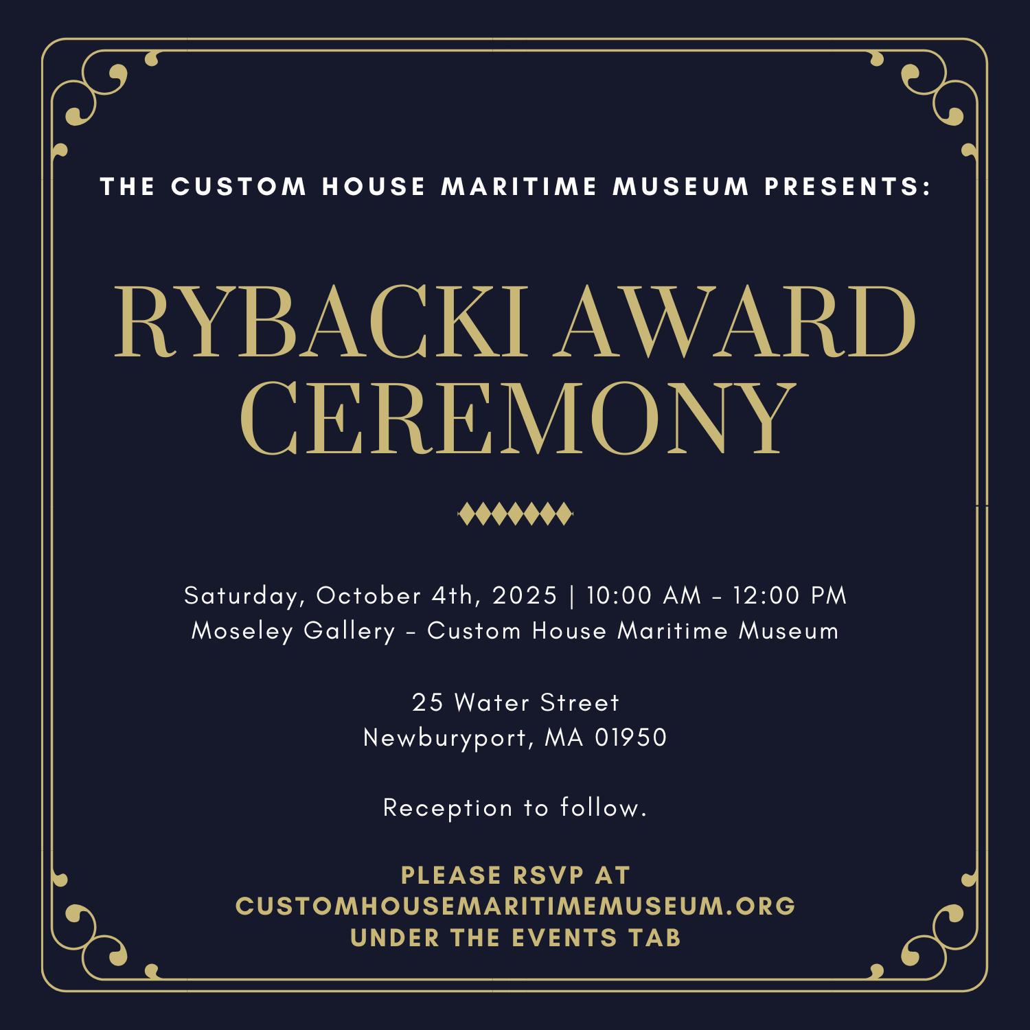 Admiral Richard I. Rybacki Award Ceremony