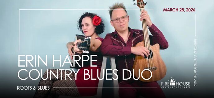 Erin Harpe – Country Blues Duo: Erin Harpe Country Blues Duo has been called “today’s country blues at its very best” by Living Blues Magazine, who crowned Erin “one of the finest fingerpicking acoustic blues singers in the land”. 