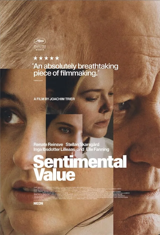 Film -- Sentimental Value, winner of the Cannes Film Festival Grand Prix
