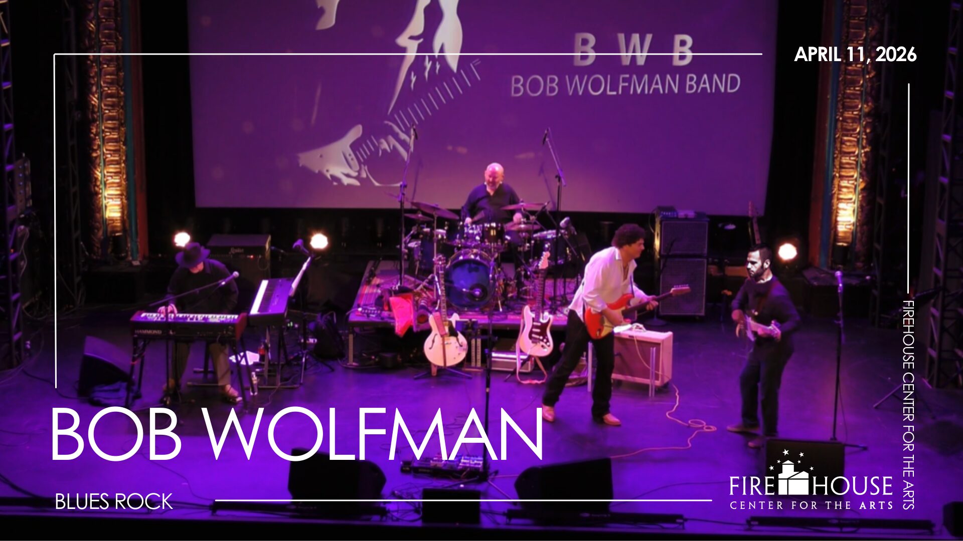 Bob Wolfman: A soulful and virtuosic player, The Boston Globe named him “Simply one of the best guitarists in the U.S. today!” 