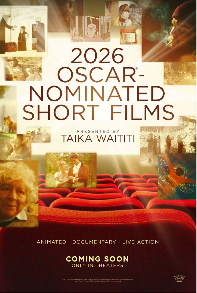 2026 Oscar®-Nominated Shorts: Animated, Documentary and Live Action. Get a sneak peak at the nominees for this year's awards!