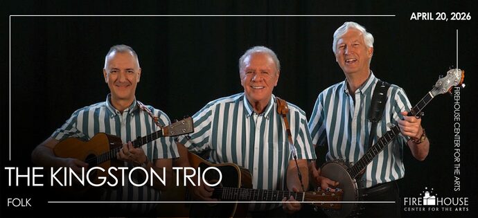 The Kingston Trio: In celebration of 60-plus years of music, the iconic folk group performs their best-loved songs as part of the ‘Keep The Music Playing’ national tour.