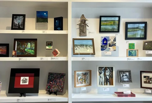 Spring Gift Shop: Small works under under 12” x 12”  in a variety of media.