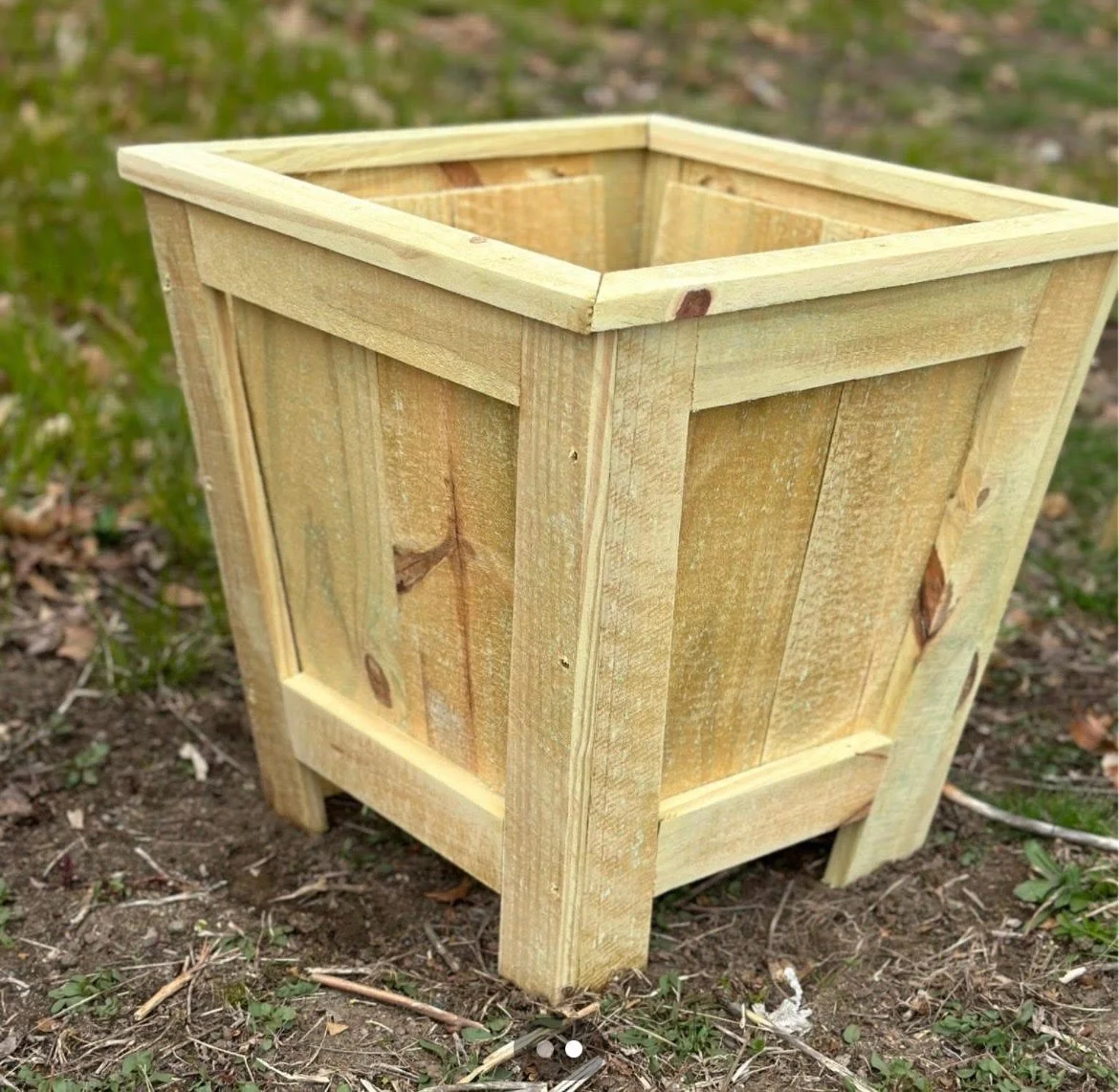 Build a Wooden Planter Box with John DeNardo -- build basic skills to create a planter box that will beautify your entryway!