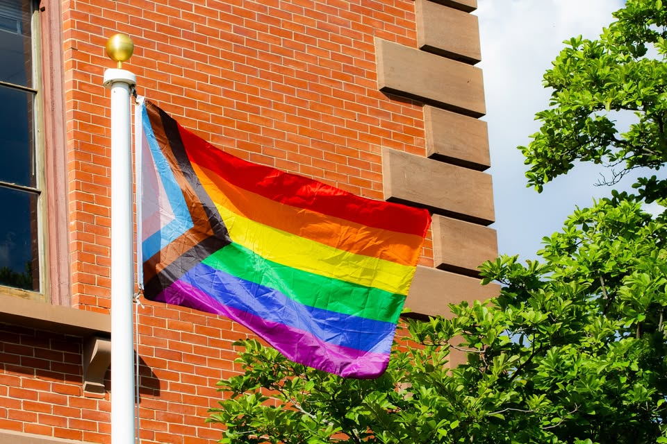 Progress Pride flag raising at City Hall, featuring music, community, poetry, a proclamation, an inspiring keynote speech, and a rousing call to action by Newburyport's Mayor! 