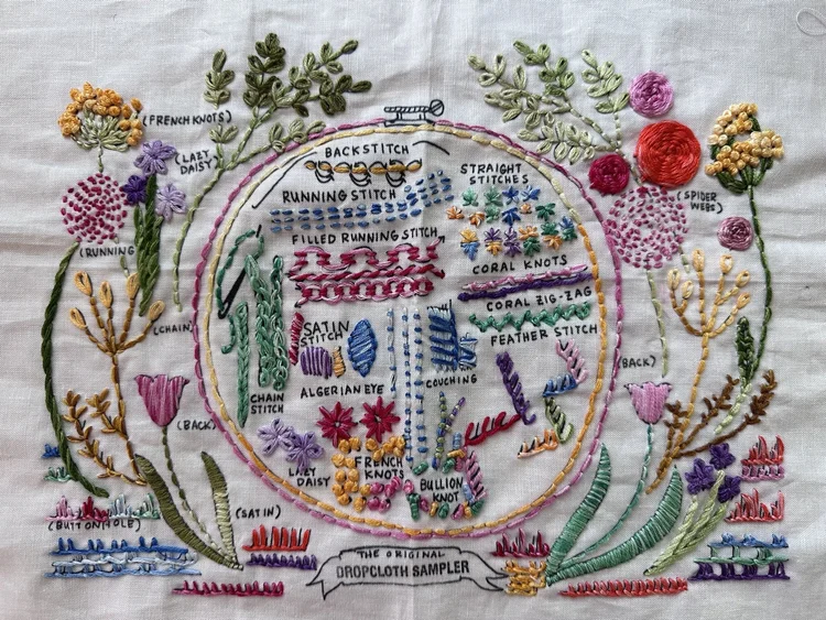 Embroidery Evening -- Join Pam Marrese for an evening of embroidery for all levels!