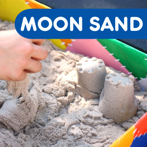 DIY Moon Sand -- Join us for some moon sand magic! free and open to kids of all ages and abilities