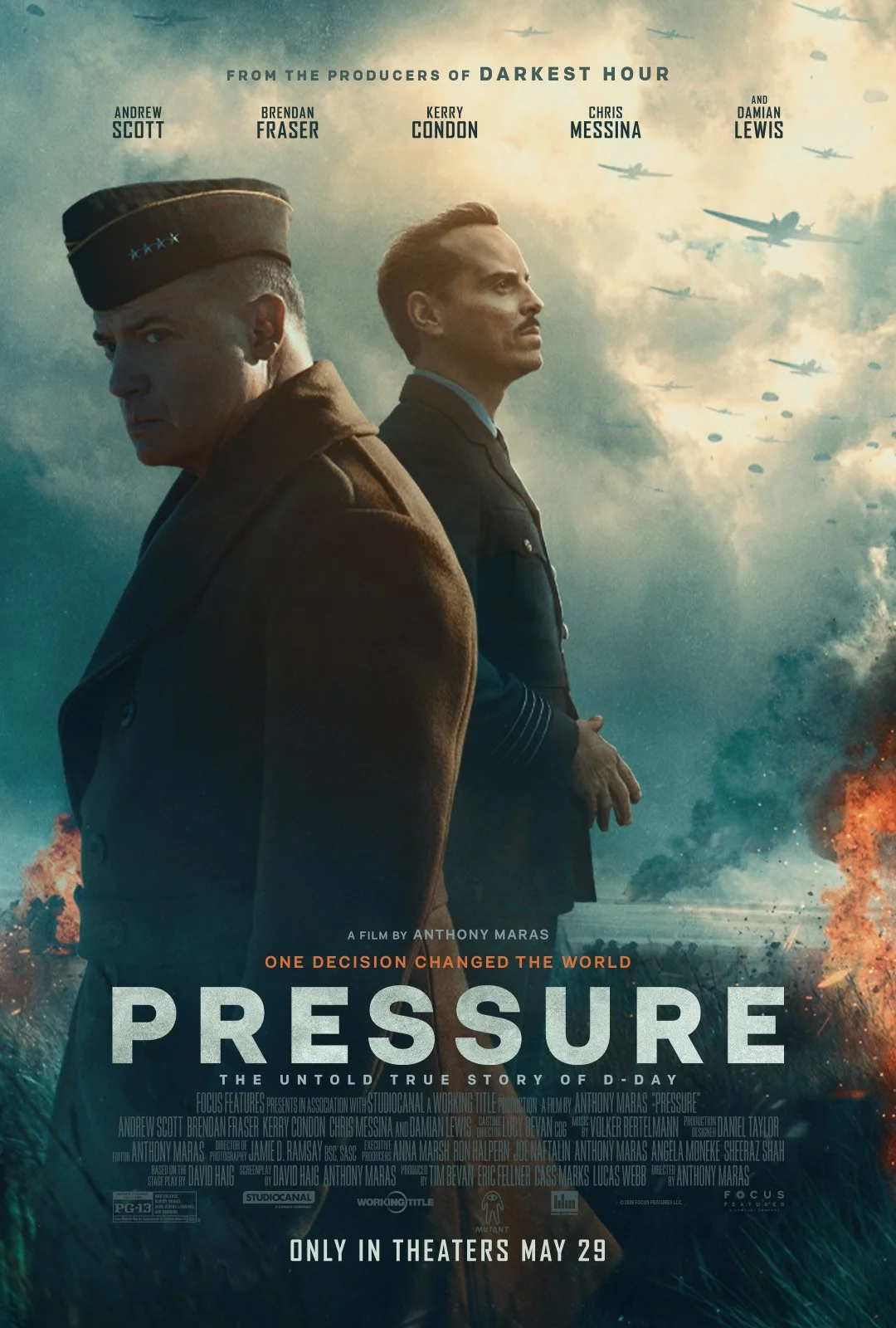 Film -- "Pressure" -- a gripping movie about the tense 72 hours before D-Day in WWII