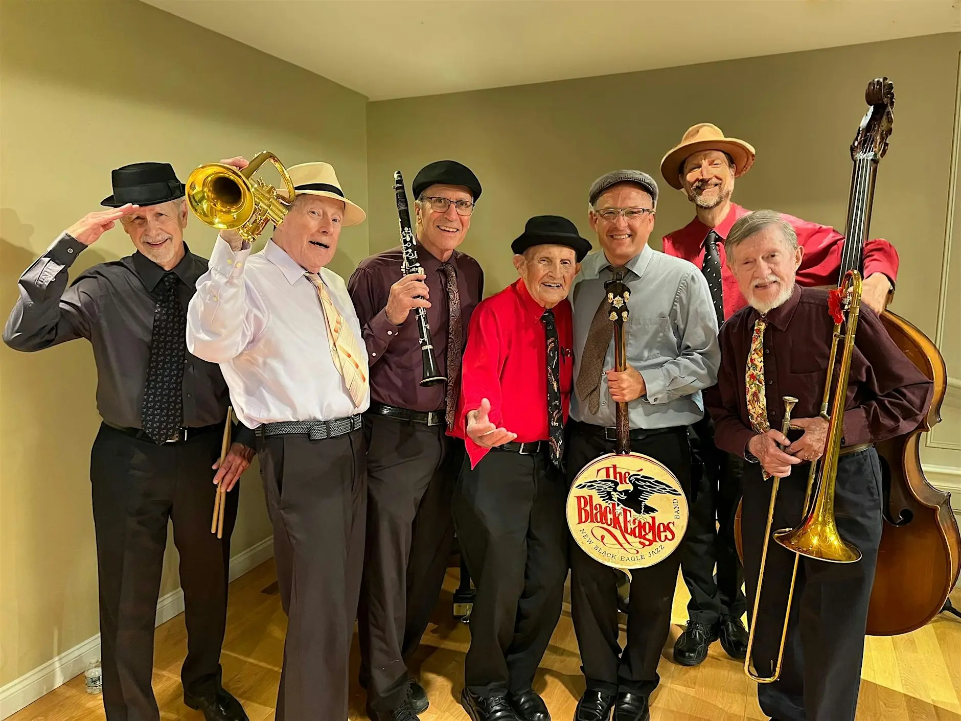 New Black Eagle Jazz Band: The Black Eagles, as they are often known to their fans, have been a fixture on the international jazz scene since 1971, bringing the sounds of traditional New Orleans Jazz to audiences all over the world. 