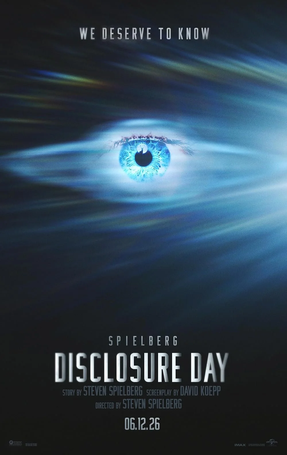 Film -- "Disclosure Day" -- Dive into the world of alien-human encounters in this adrenaline-filled mystery adventure by director Steven Spielberg!
