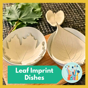 Maker Monday: Leaf Imprint Dishes -- Using air dry clay and real leaves, create a bit of fall beauty for your home! Free and open to all