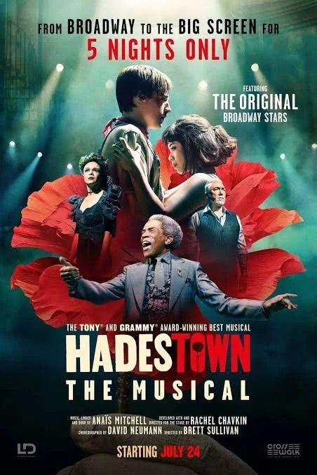 Film -- "Hadestown" -- Tony & Grammy Award-winning musical adaptation of two ancient Greek plays that's a a genre-defying journey!