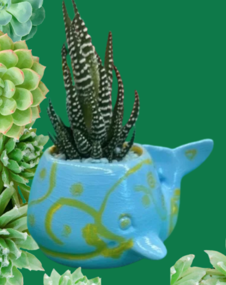 "Art That Grows": Paint Your Own Ceramic Planter -- Early Release Art Program, for grades 4-8