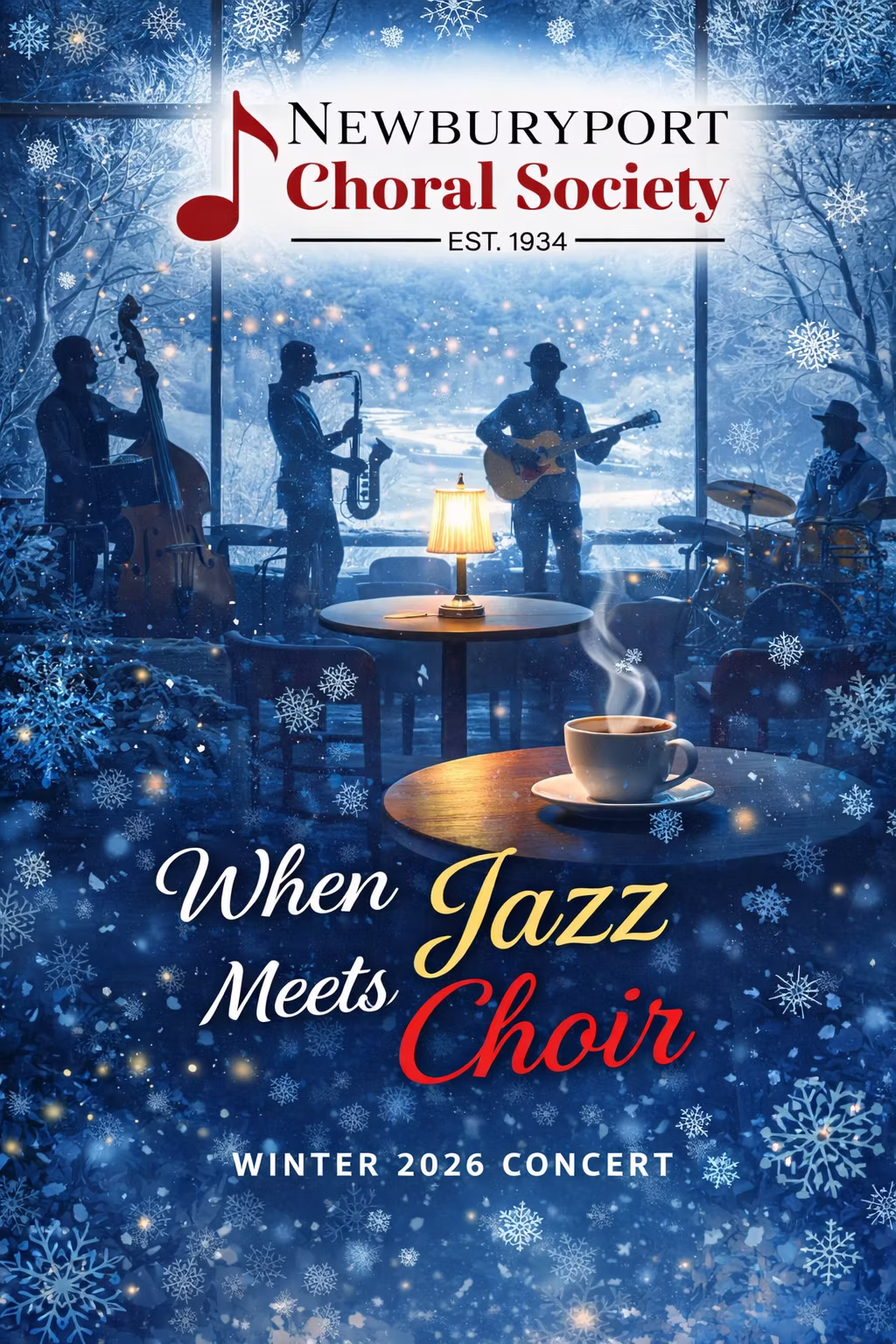 Newburyport Choral Society Winter Concert "When Jazz Meets Choir" (Immaculate Conception Church, Newburyport)