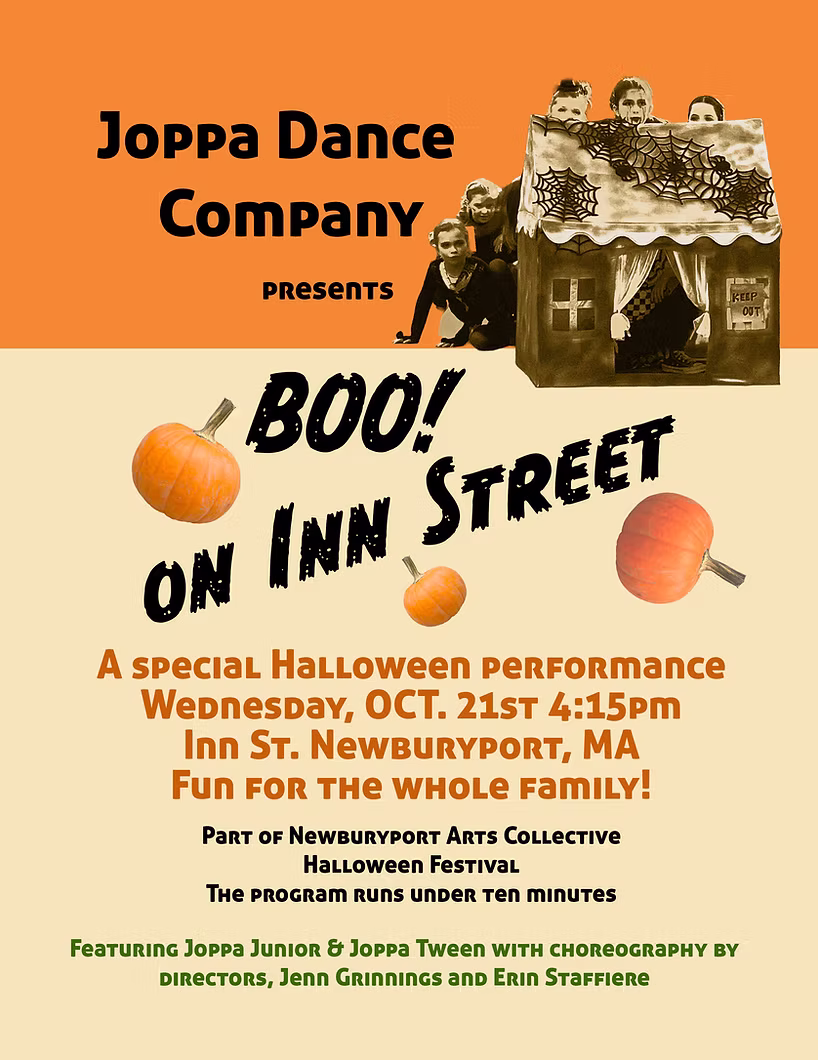 BOO! On Inn Street -- a special Halloween performance and fun for everyone!