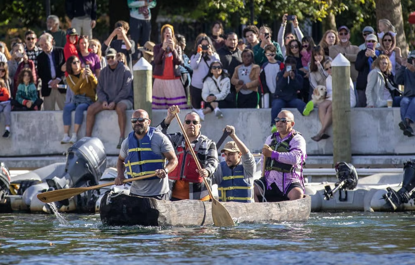 Merrimack Mishoon Canoe & Indigenous Family Programs: Imagine Studios and Newburyport Indigenous Peoples Day Event. Make a corn husk doll, weave a fishnet, listen to stories, join a dance, play games, and learn regional Indigenous history.