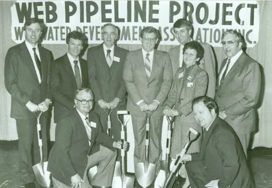 historical WEB pipeline photo