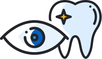 eye and tooth icon