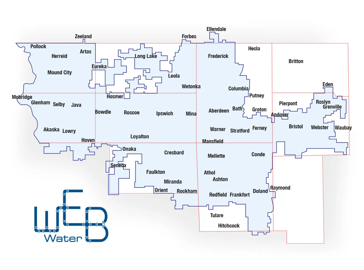 WEB Water service map