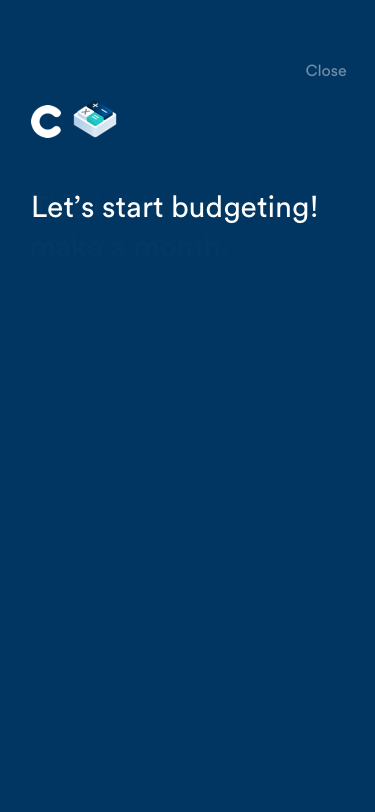 An iteration on showing a user how to get to a weekly budget number 