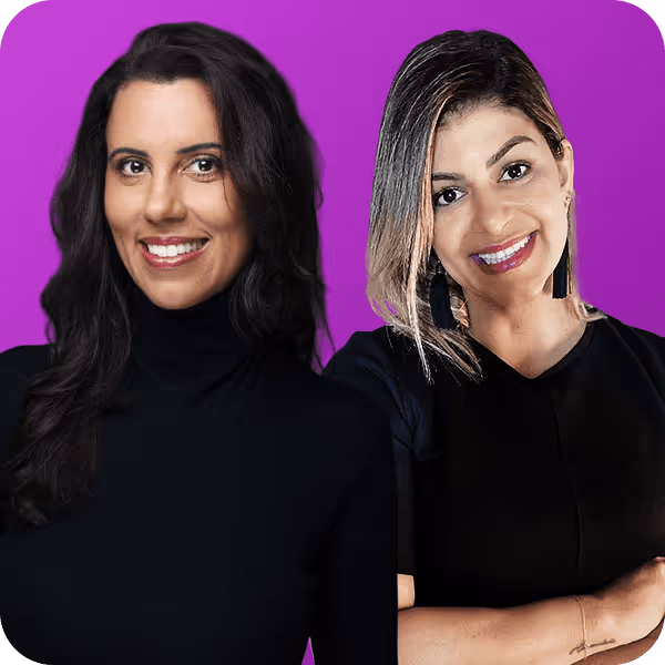 Prof.ª Erika Machado Caldeira e Prof.ª Mônica Israel