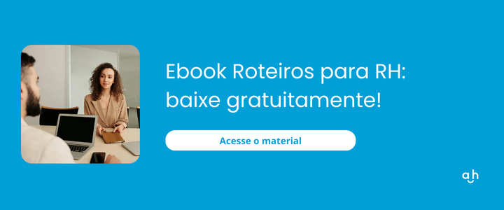 Banner para baixar o ook Roteiros para RH gratuitamente.