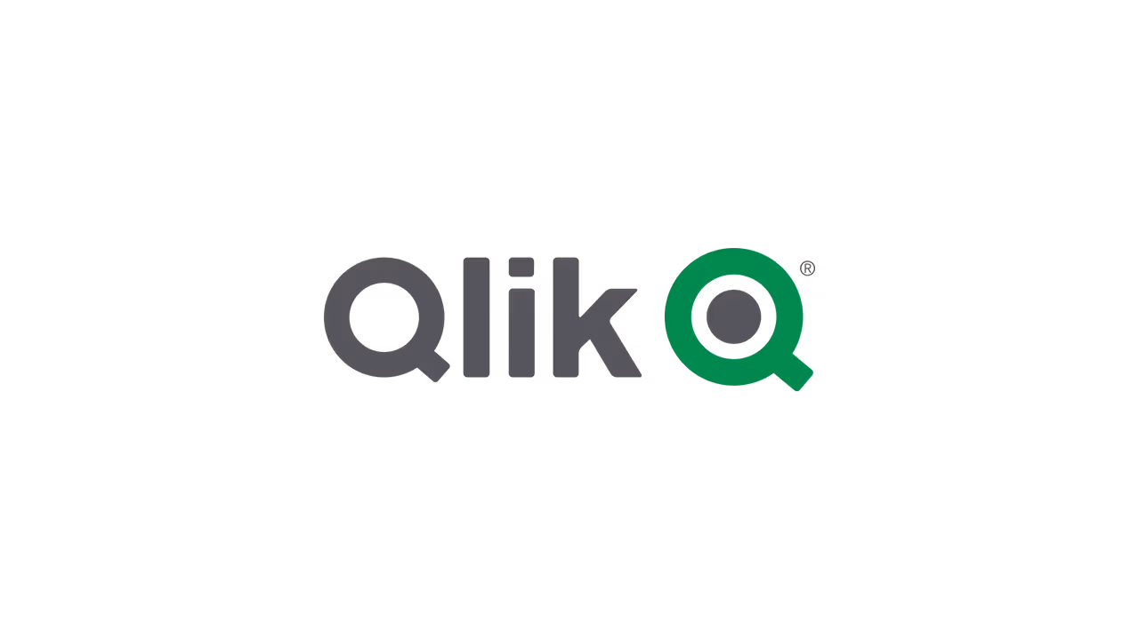Logo of the company qlik.