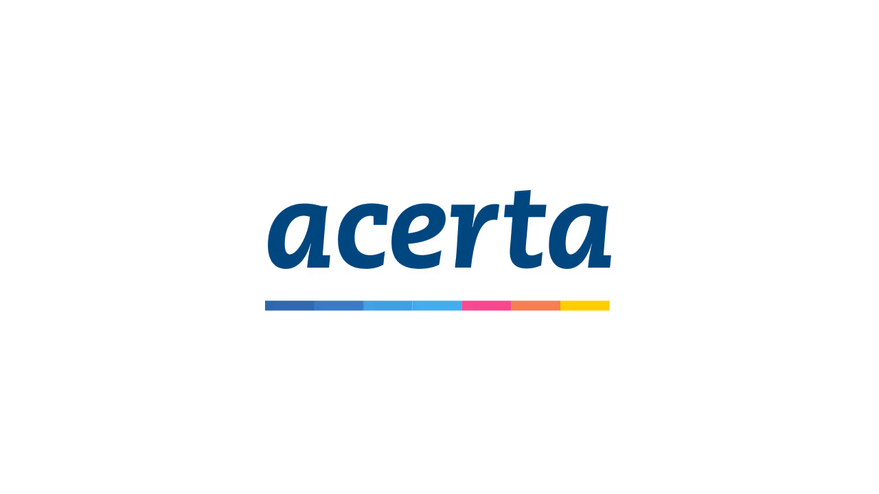 Logo of the company acerta