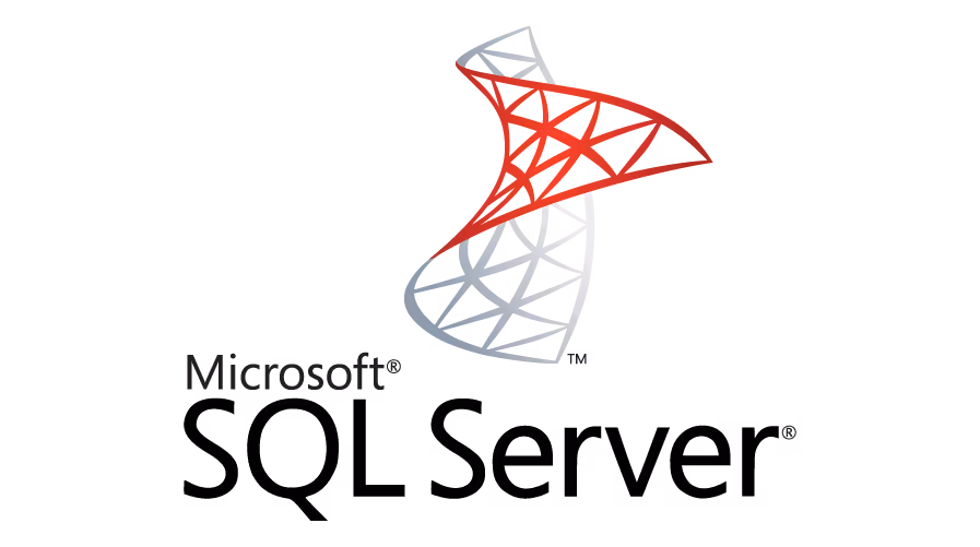 The logo of the Microsoft SQL Server.