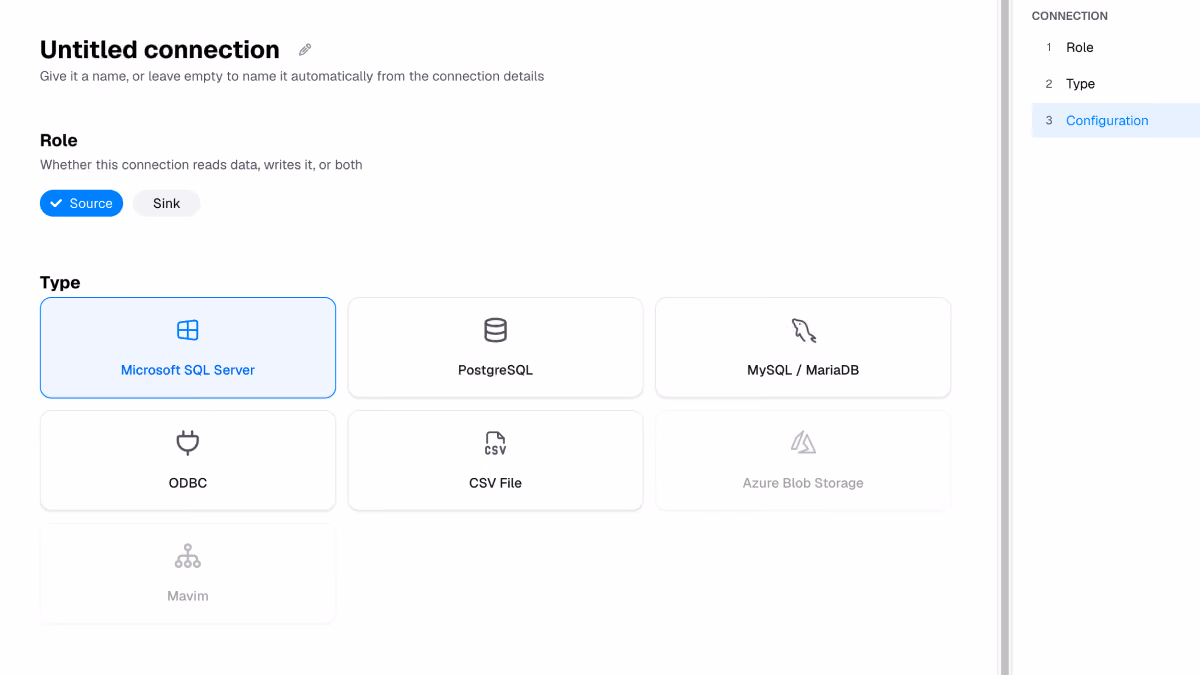 الاكتشاف التلقائي للعمليات في Data Preparation Tool، يقترح أنشطة من جداول قاعدة البيانات الخاصة بك