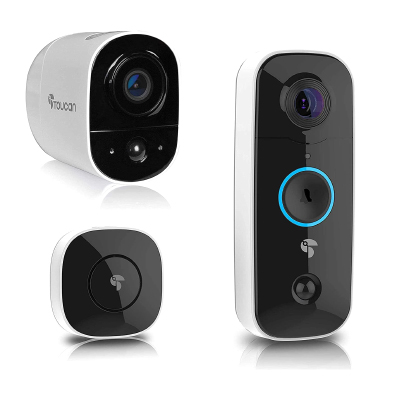 TOUCAN Wireless Video Doorbell and Wireless Outdoor Camera